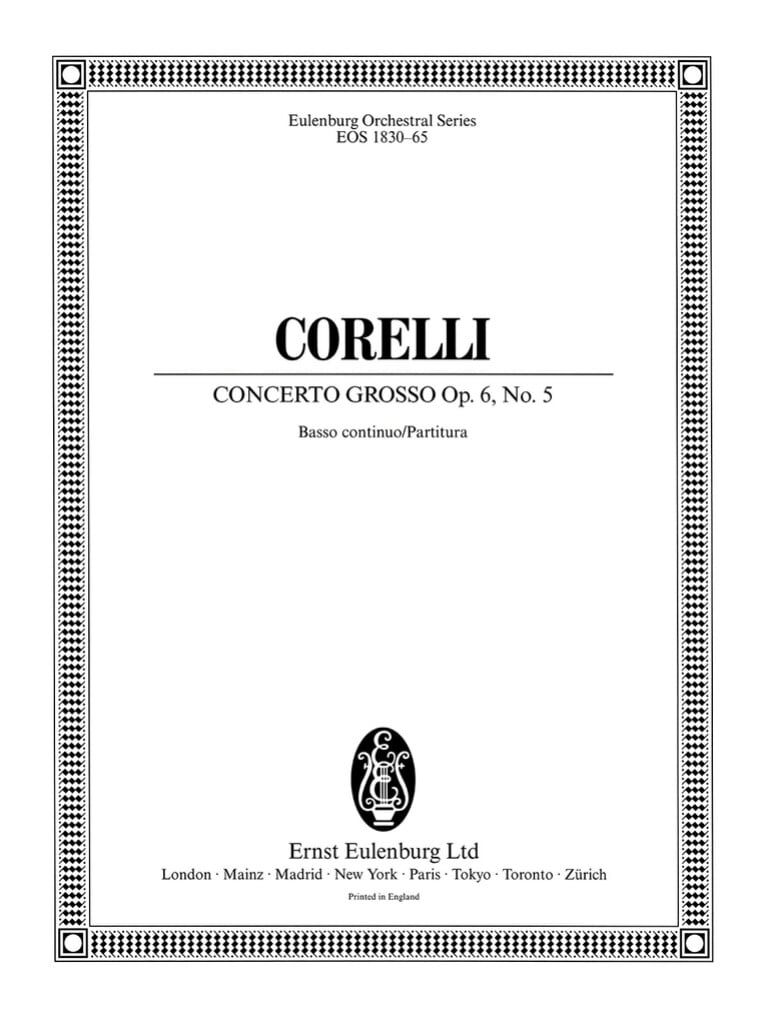 Concerto grosso B-Dur op. 6/5